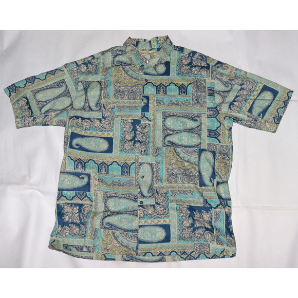 Tori Richard Other - Tori Richard Men's Short Sleeve Button Front Shirt Size Large